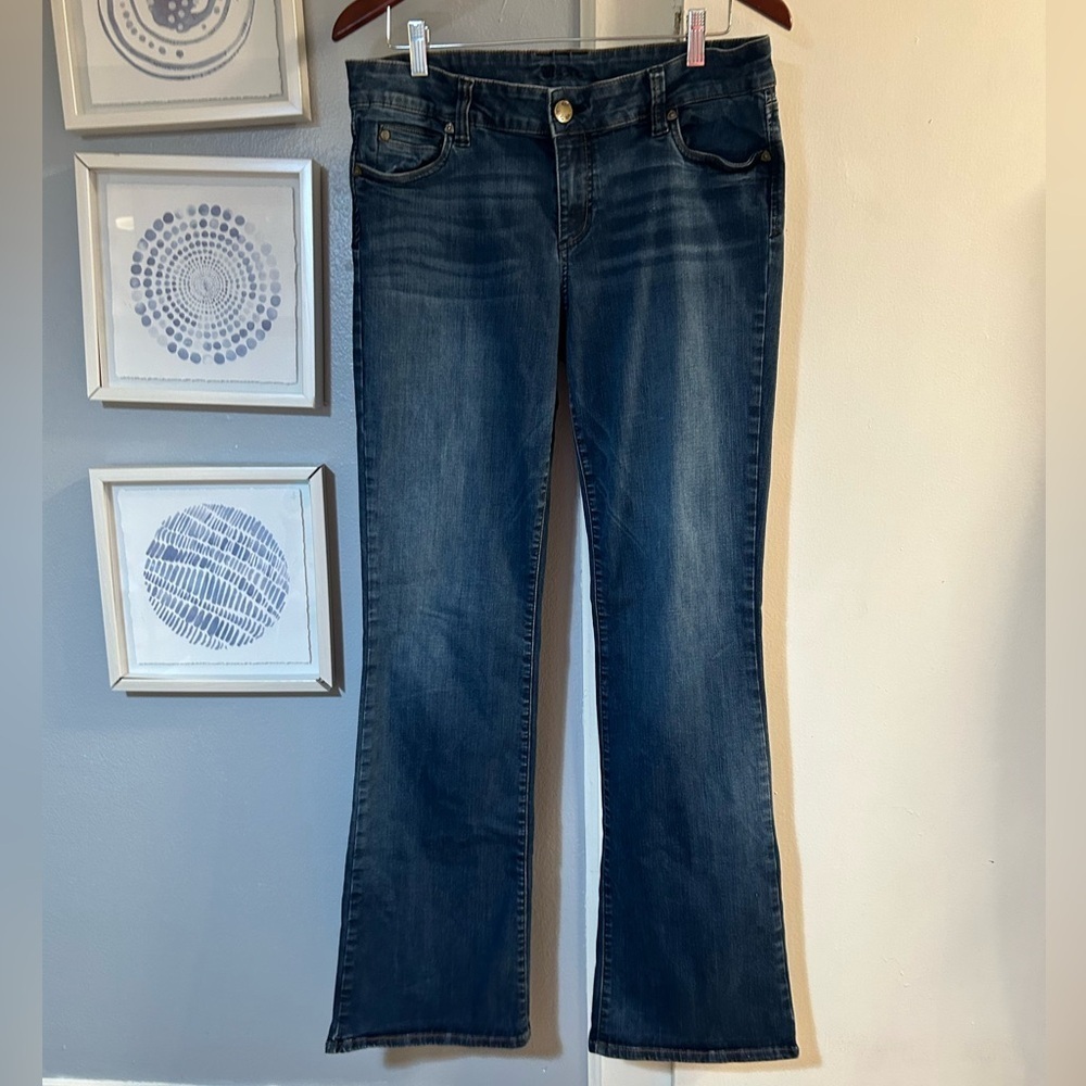 Kut from the Kloth Women’s Dark Blue Bootcut Leg Jeans Size 14